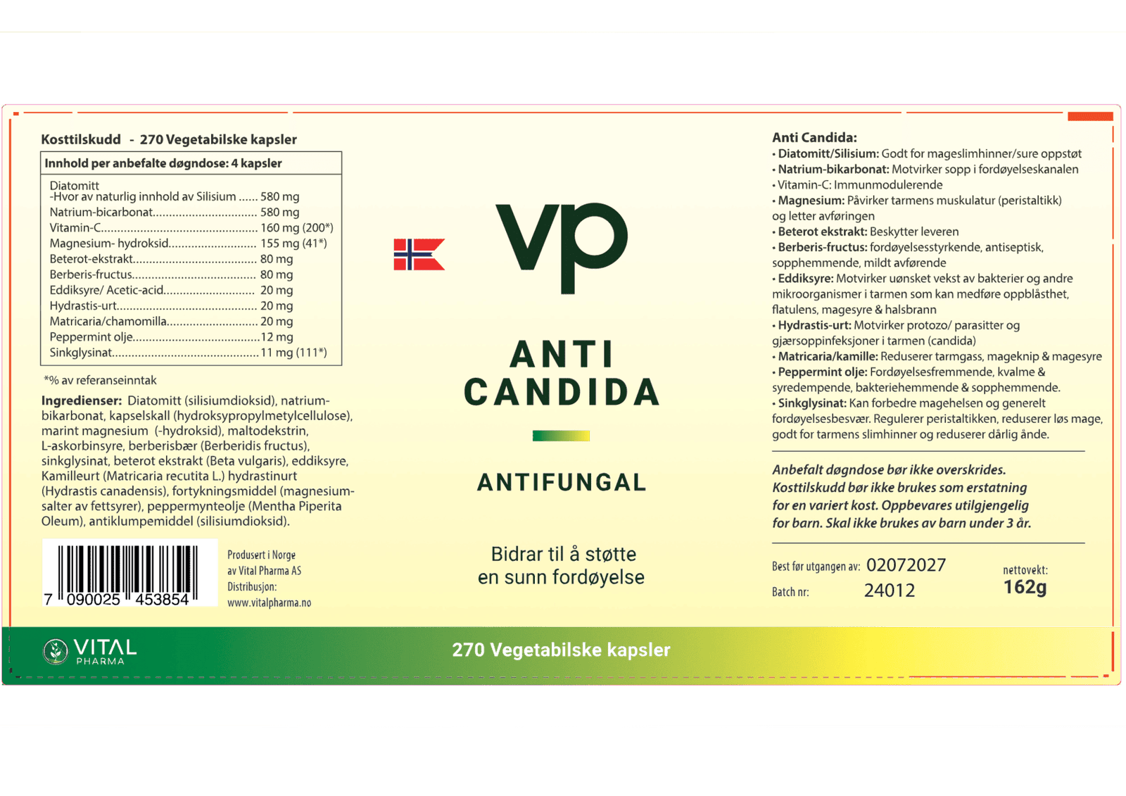 Anti Candida - Antifungal - Bilde 2